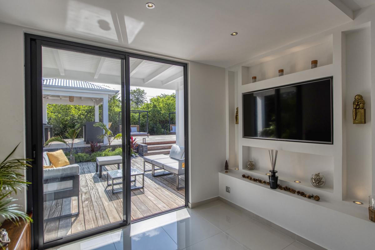 Location villa Saint Martin Terres Basses - Villa 2 chambres 4 personnes - piscine - jardin tropical - 2700m de la plage de Baie Rouge (18)